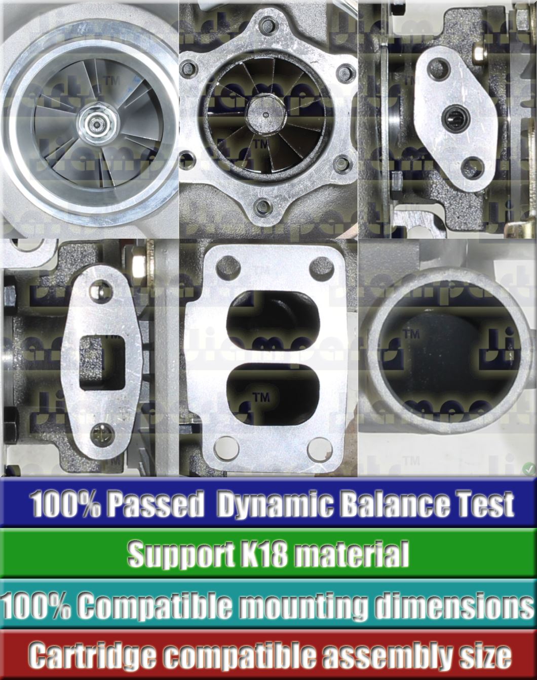 Description image:Turbocharger TBP419 702422-0008