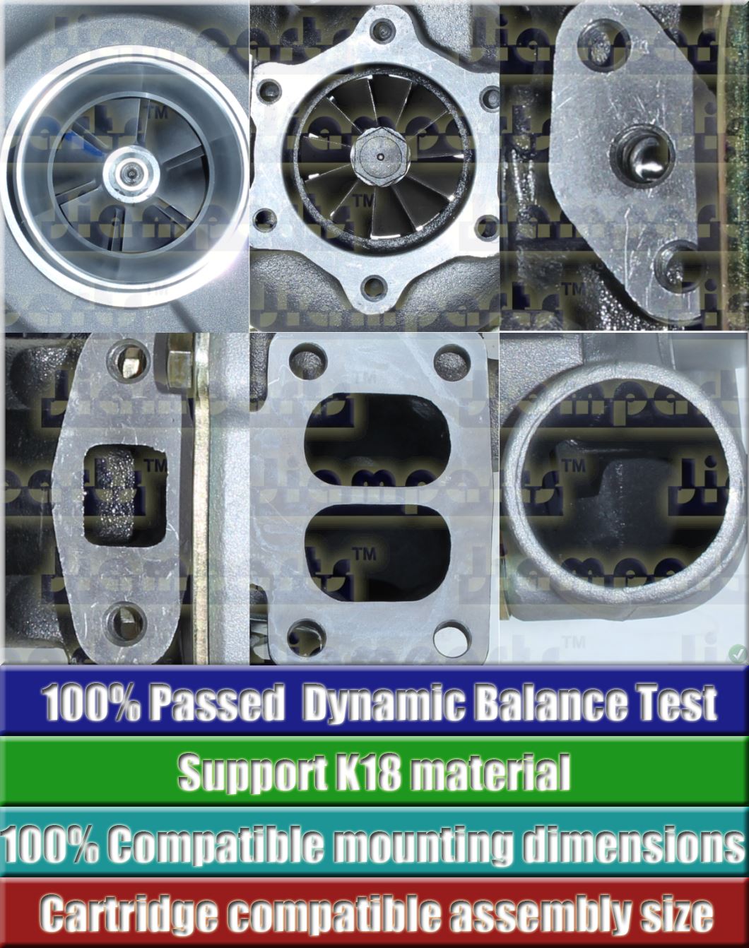 Description image:Turbocharger TBP439 702422-5004S
