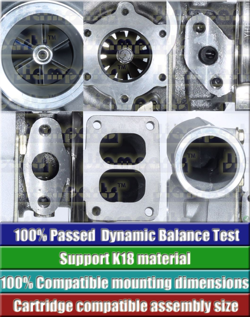 Description image:Turbocharger TA45 710223-0001