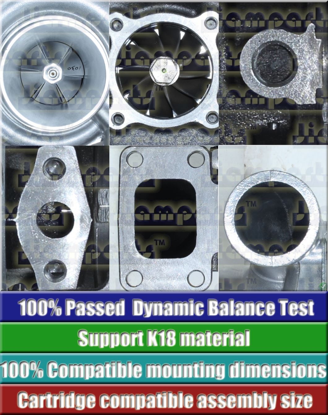 Description image:Turbocharger GT3582BB;GT3582R 714568-3