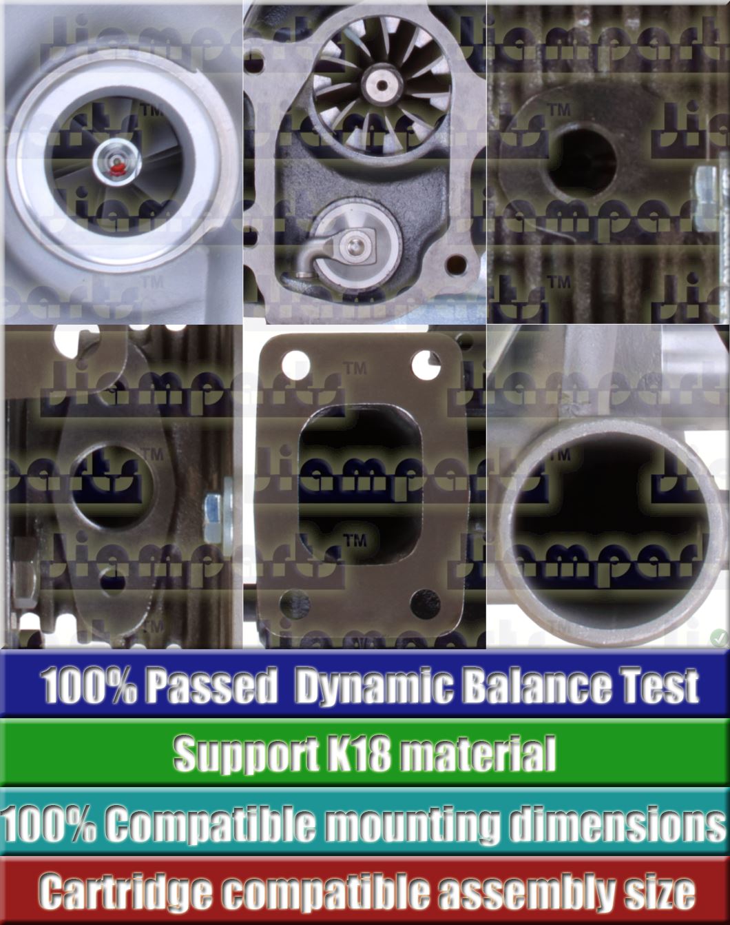 Description image:Turbocharger SJ60F-1 D08NC-1118100B
