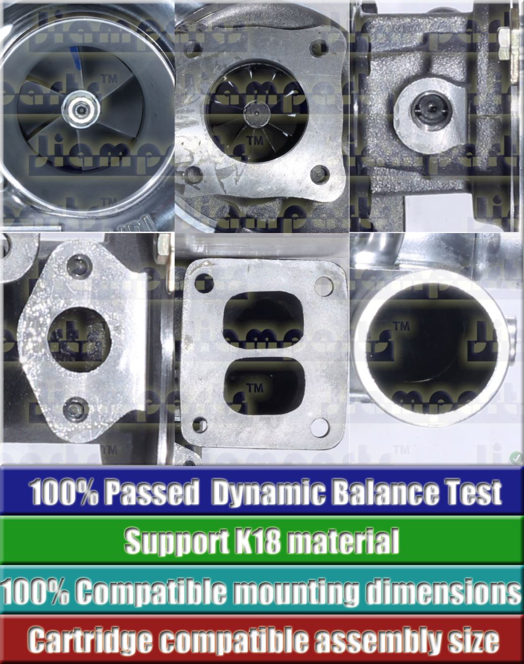 Description image:Turbocharger RHC62C-1185CQ23NFBRLL4612B VA240044