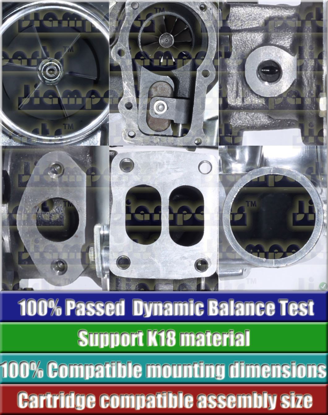 Description image:Turbocharger RHC62E-1186Q26NABRLL5213BZ 14201-Z5913