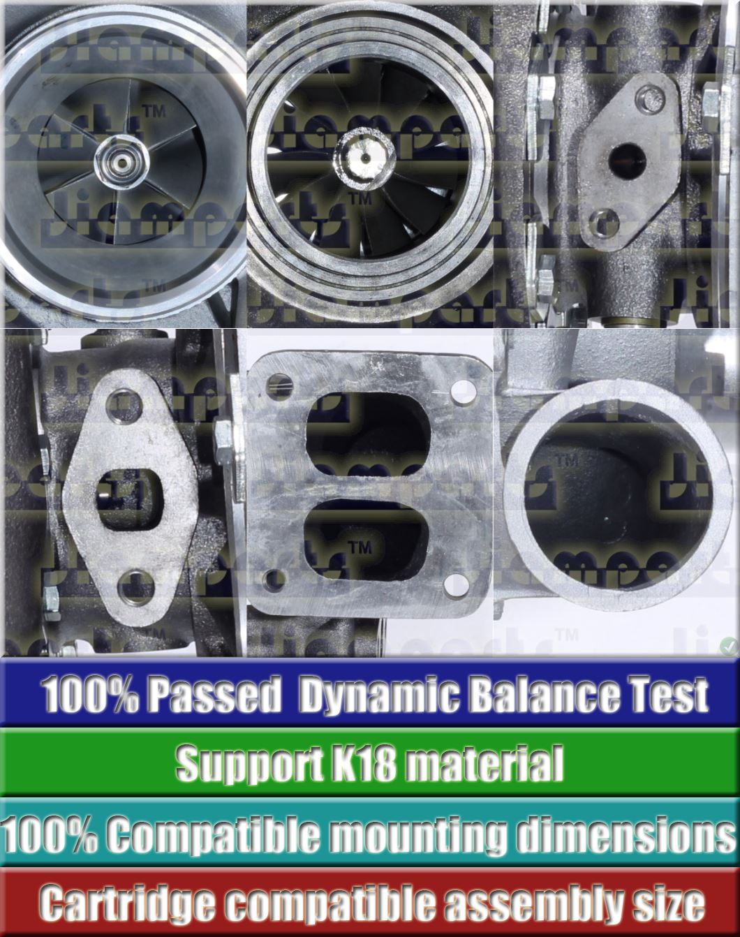 Description image:Turbocharger RHE8-14506Q30NABRL661CUAT VA740011