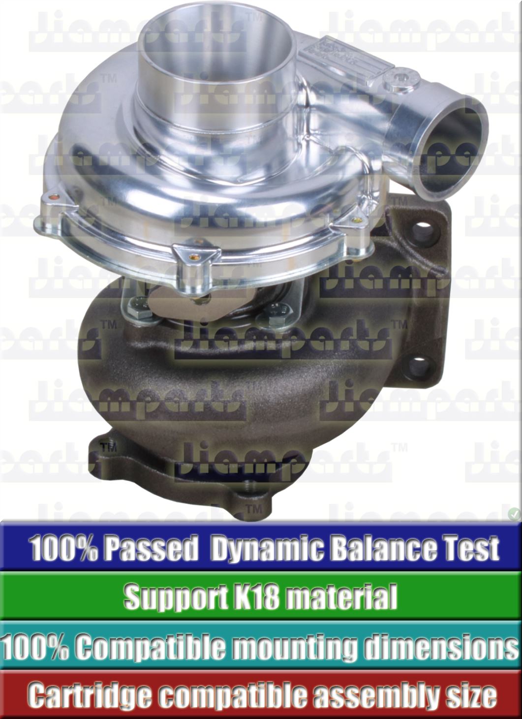 Description image:Turbocharger ISUZU RHC62C-1185CQ23NFBRLL4612B_VB240044