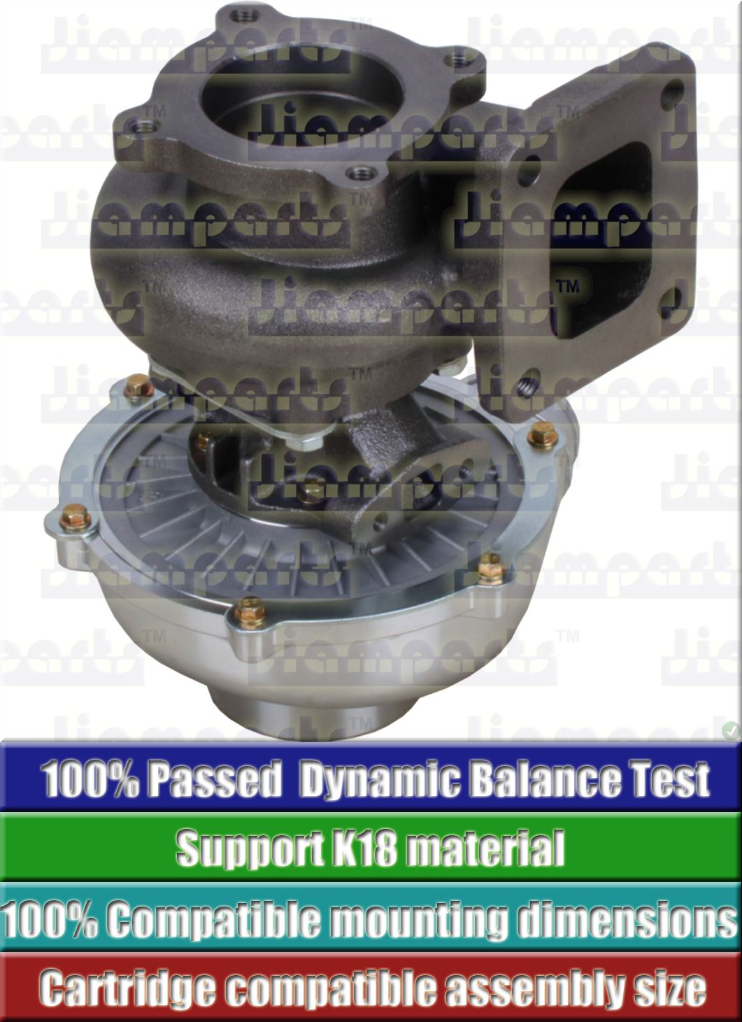 Description image:Turbocharger ISUZU RHC62C-1185CQ23NFBRLL4612B_VB240044