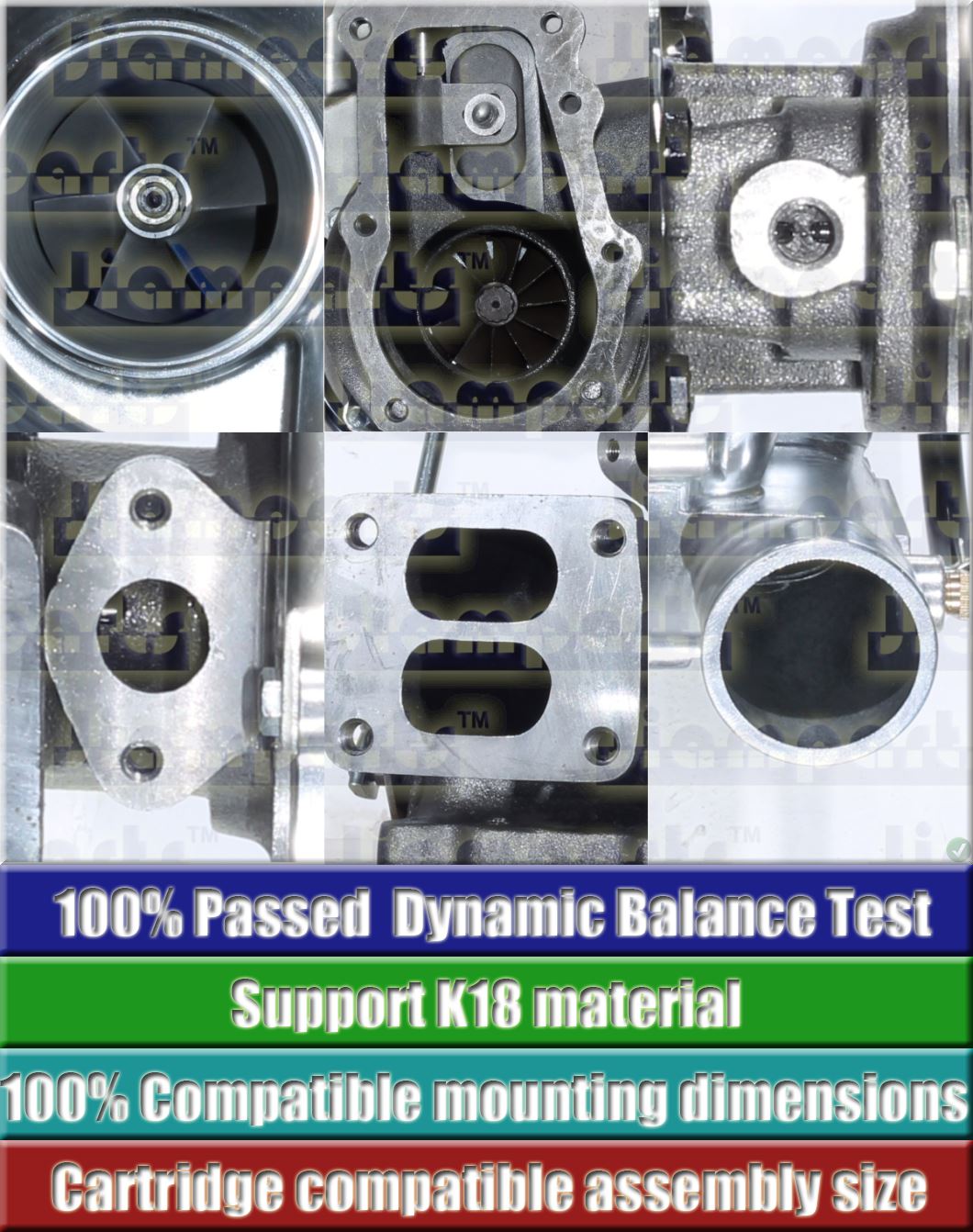 Description image:Turbocharger RHC62E-1186Q26NABRLL5213BZ VB240085