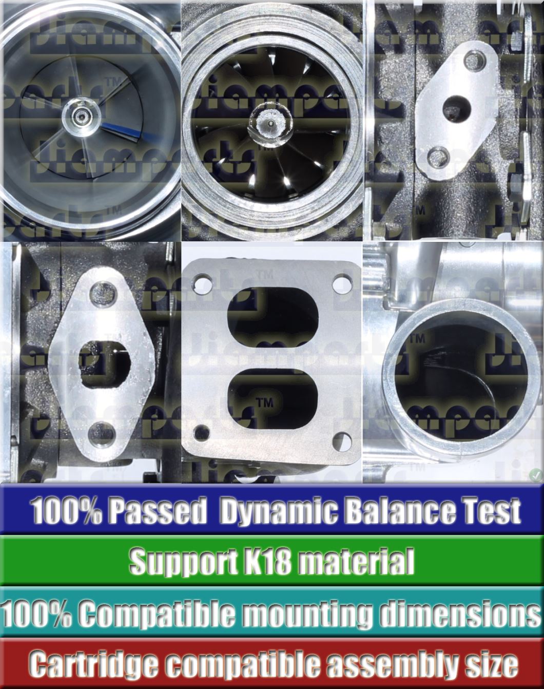 Description image:Turbocharger RHE8-14201Q38NABRL661CUAT VB740016