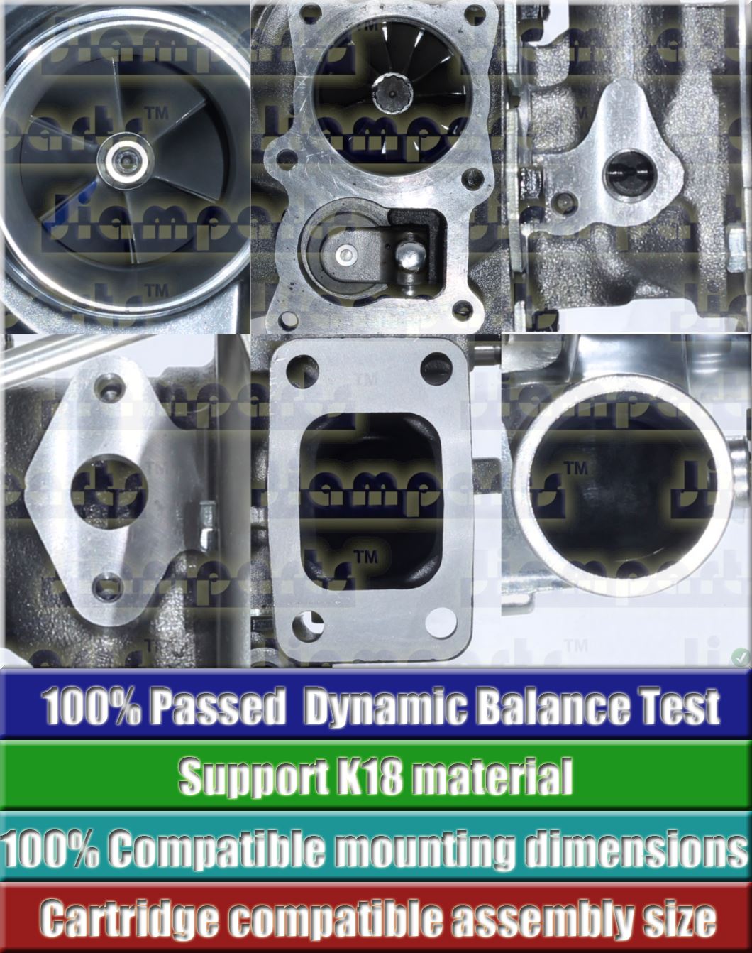 Description image:Turbocharger RHC62W-1183P17NABRLL5213CHBZ 24100-2263A