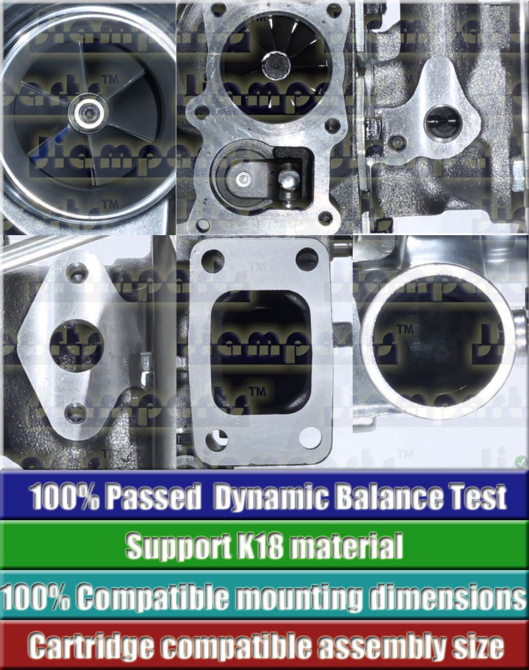 Description image:Turbocharger RHC62W-1183P17NABRLL5213CHBZ 24100-2264A