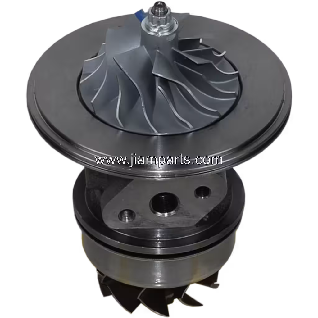 167637 S2ESL105 CORE OF TURBOCHARGER FOR CAT 938F LOADER CAT 3116T 180HP Top View Of 45 Degrees 800X800