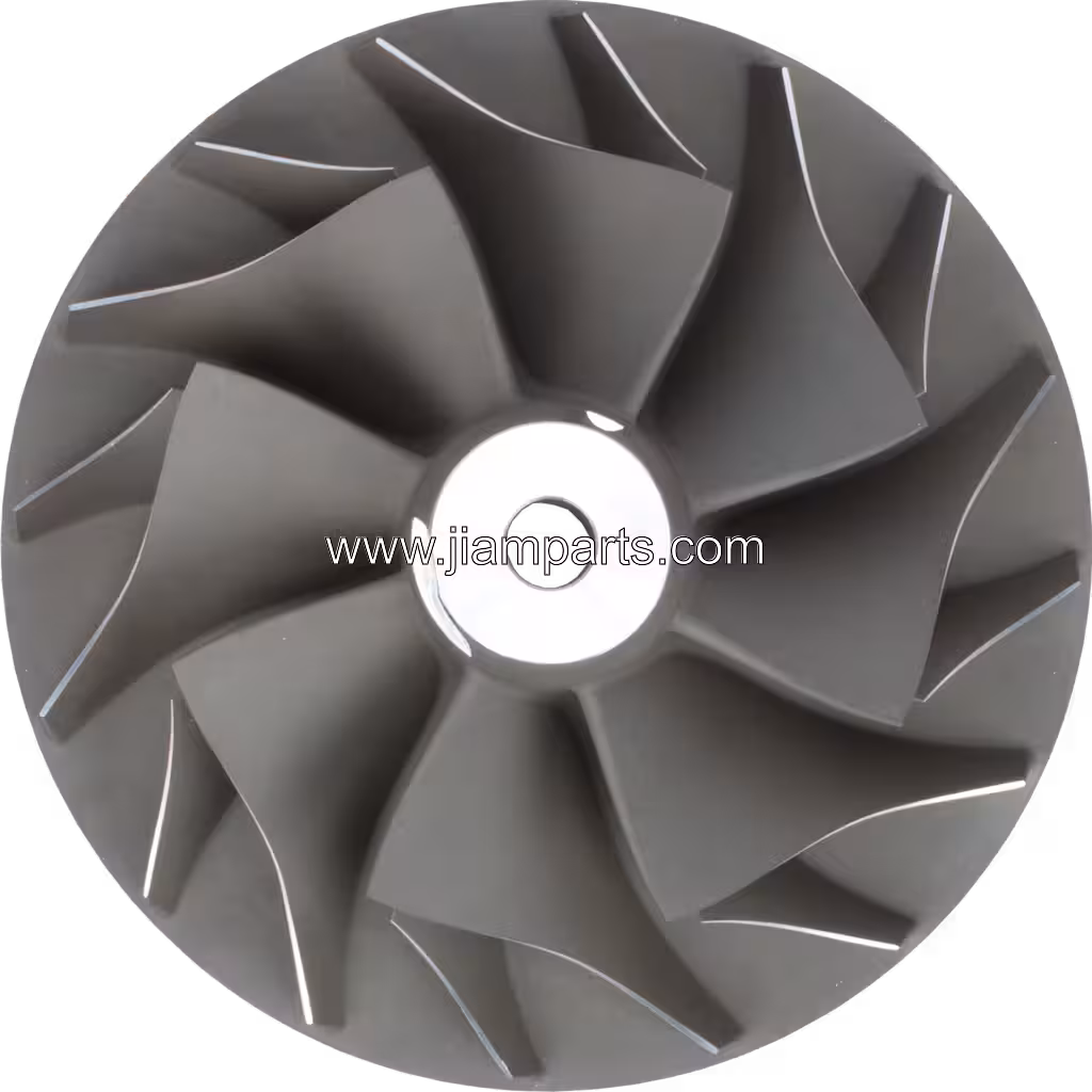 FOR 3539284 CW HX80 HX85 COMPRESSOR WHEEL OF TURBOCHARGER FOR CUMMINS TA LUFT CUMMINS KTA50 Top View 800X800