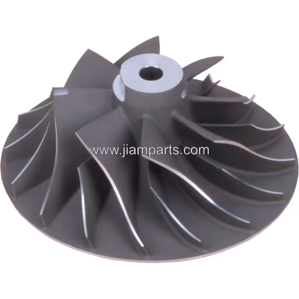 FOR 3767935 CW HX80 COMPRESSOR WHEEL OF TURBOCHARGER FOR CUMMINS TA LUFT CUMMINS KTA50 Top View Of 45 Degrees 800X800