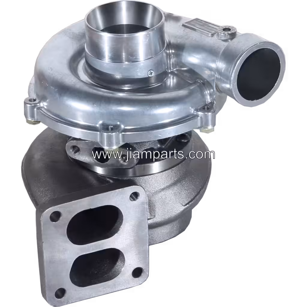 114400-3395 RHE7-14201Q33NABRLL582CUA aftermarket turbocharger — top three-quarter view