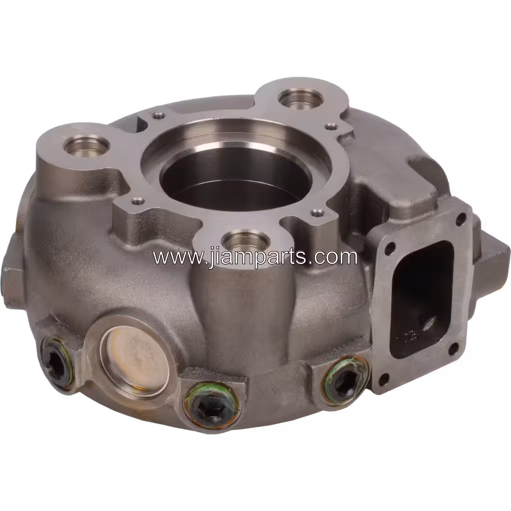 1W7770 TW9211 aftermarket turbine housing — top three-quarter view