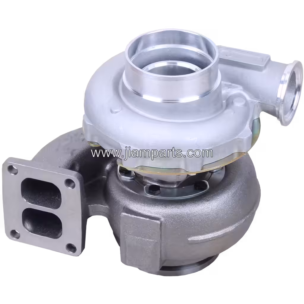 3532054 H2E aftermarket turbocharger — top three-quarter view