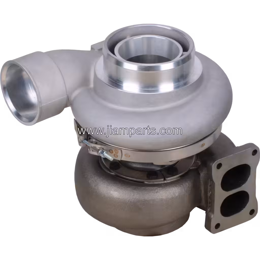 6505-61-5041 KTR110L-987A aftermarket turbocharger — top three-quarter view