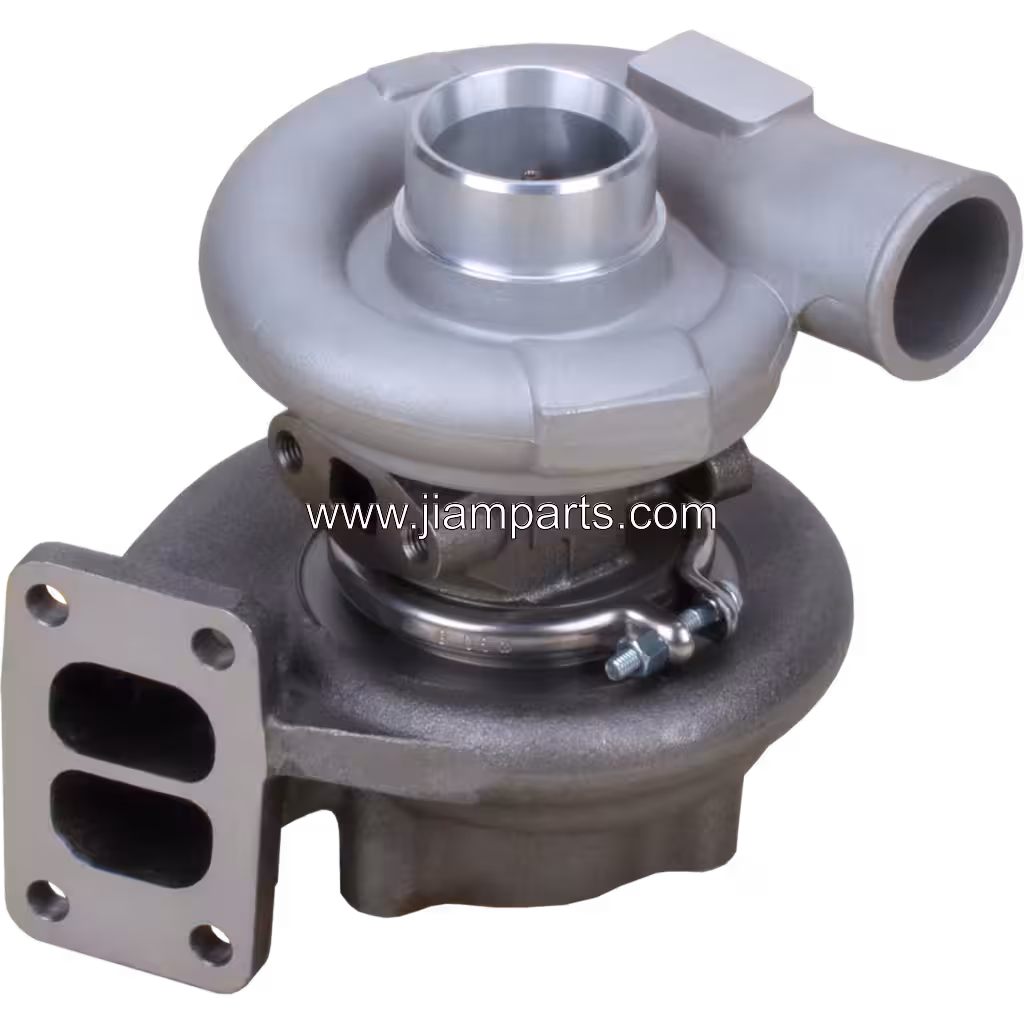 49185-01020 TE06H-16M aftermarket turbocharger — top three-quarter view