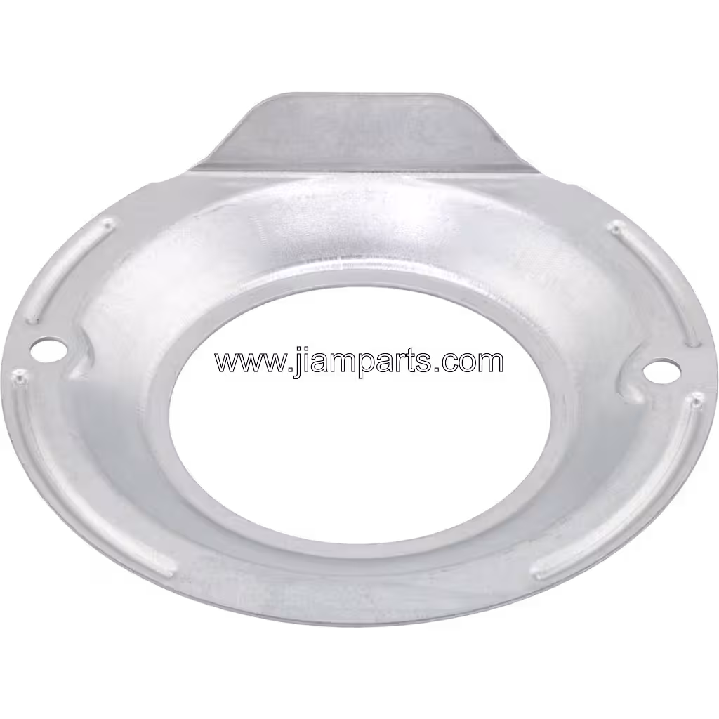 5327259 HX83 aftermarket oil deflector — top three-quarter view