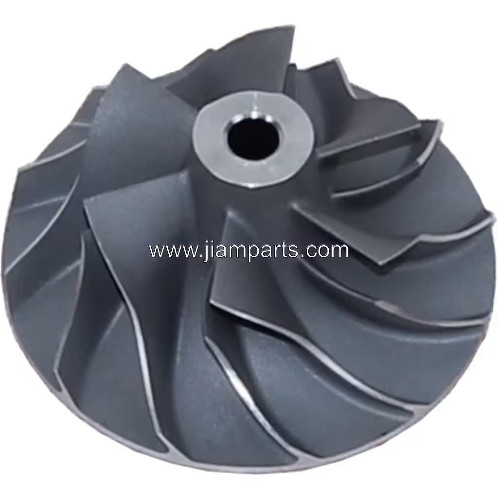 436132-0003 GT1544 aftermarket compressor wheel — top three-quarter view