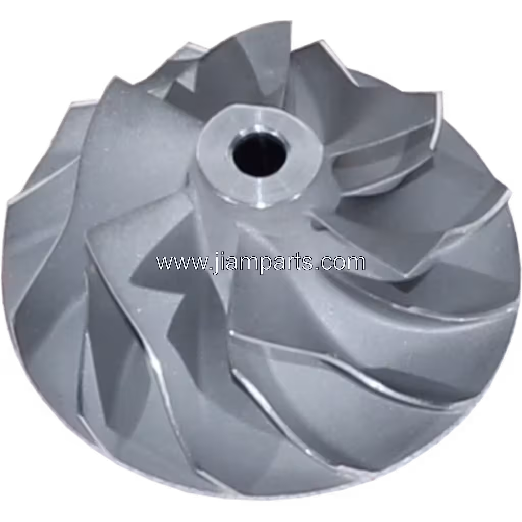49135-04030 CW aftermarket compressor wheel — top three-quarter view
