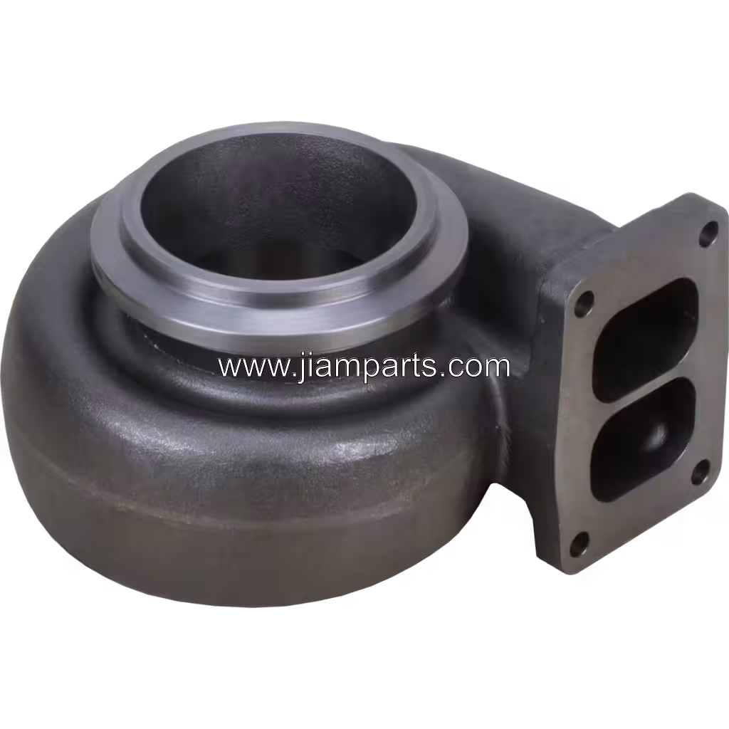 14961016101 S410SX-105S74 96TM1 1 32VT aftermarket turbine housing — top three-quarter view