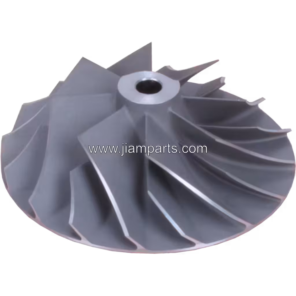 3523553 HC5A aftermarket compressor wheel — top three-quarter view