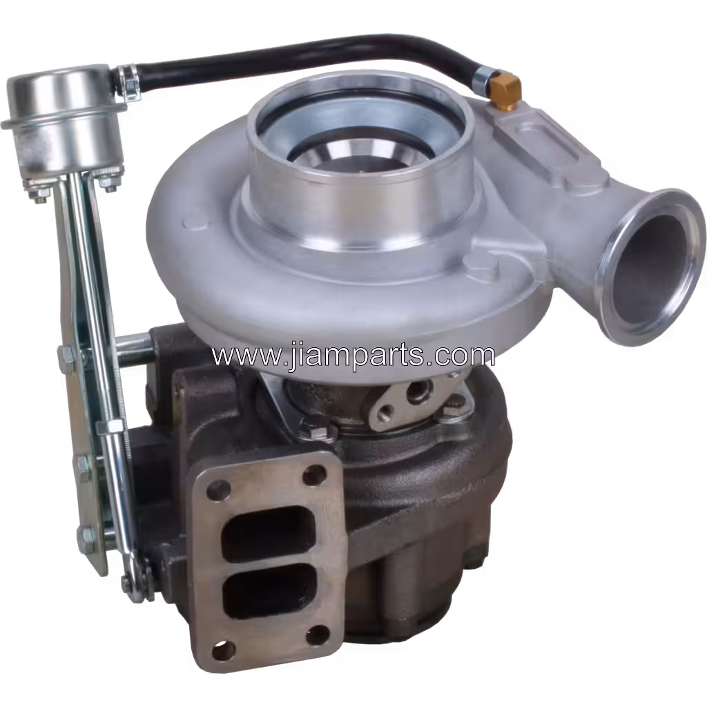 3538881 HX35W aftermarket turbocharger — top three-quarter view