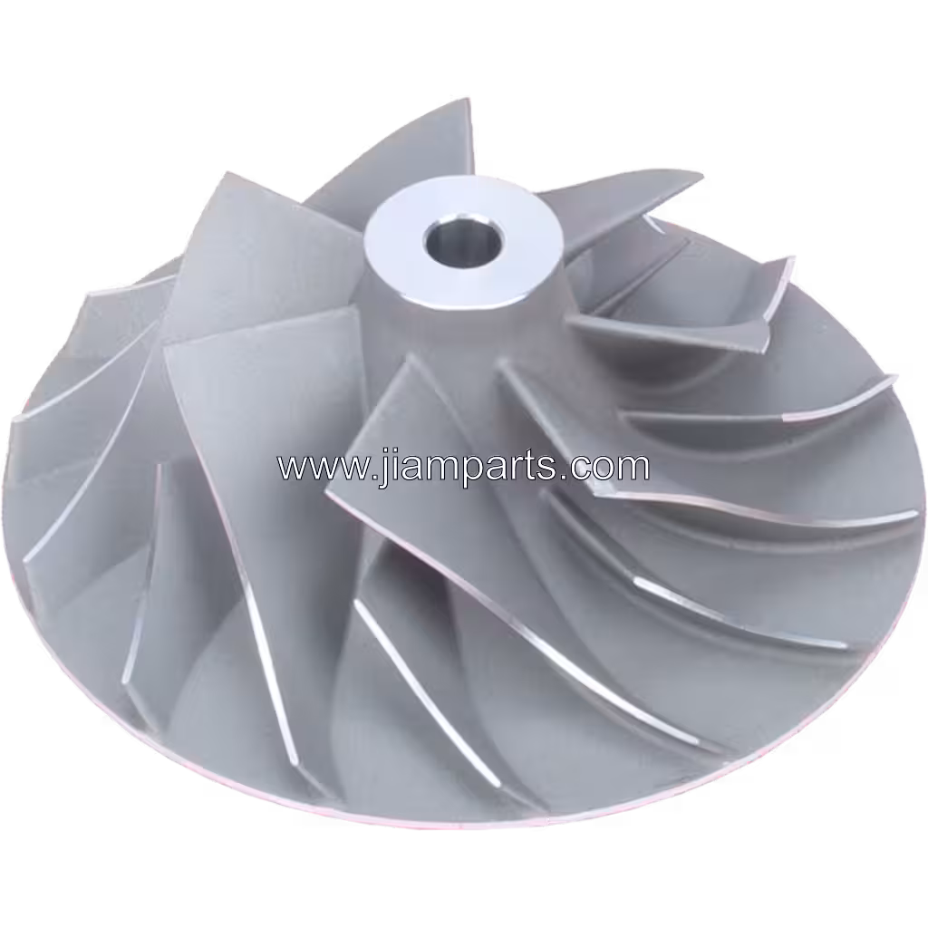 3593686 HX50 aftermarket compressor wheel — top three-quarter view