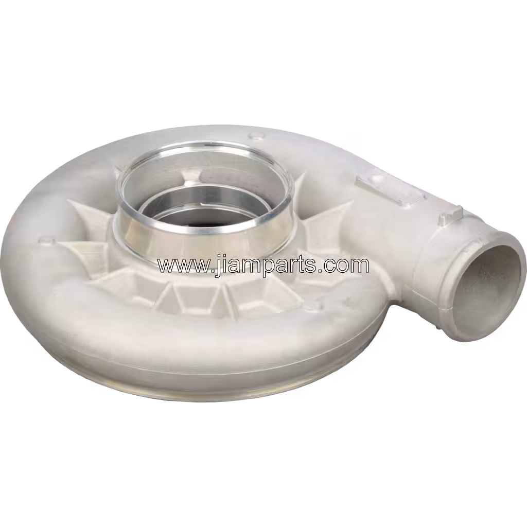 4045471 HX82 aftermarket compressor housing — top three-quarter view
