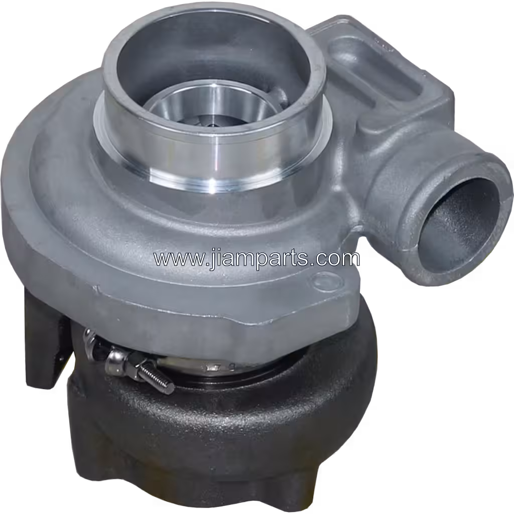 504257855 HX25 aftermarket turbocharger — top three-quarter view