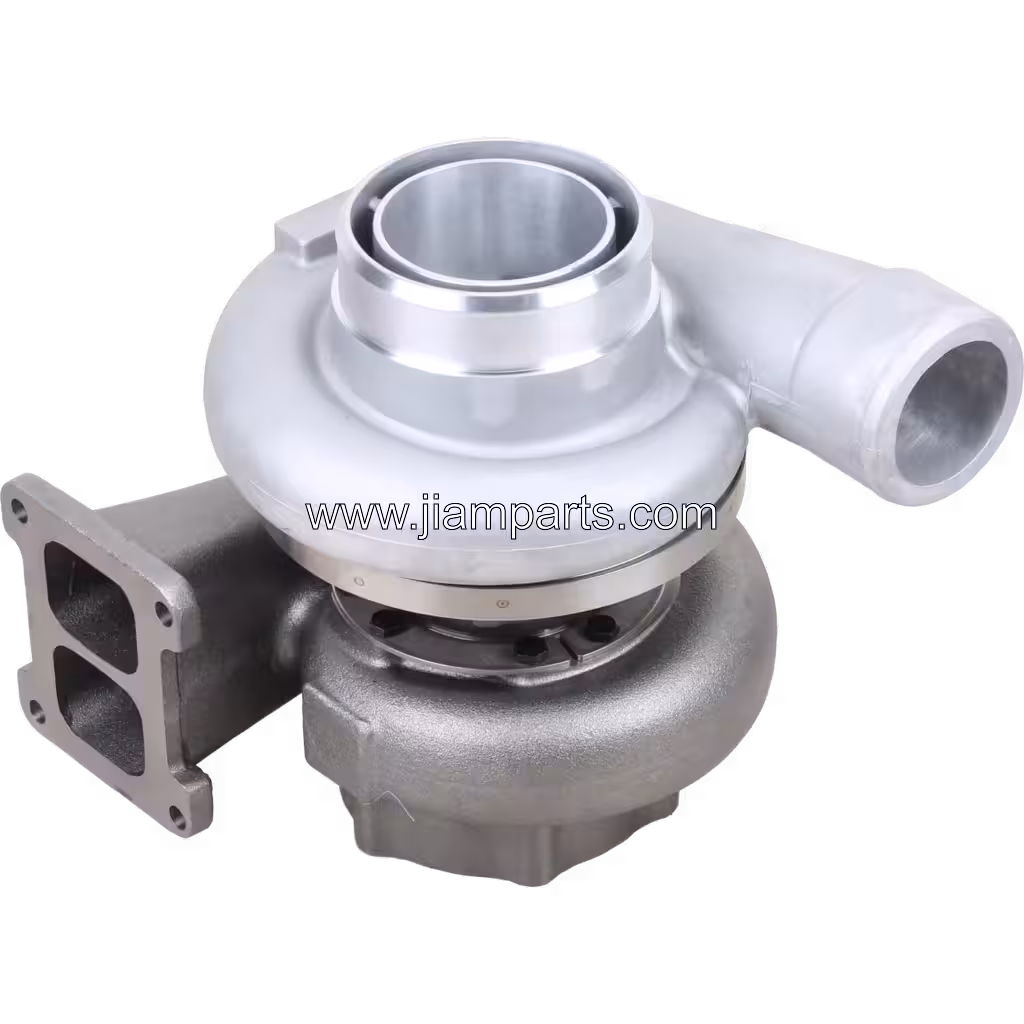6502-52-5010 KTR130E-33CAW aftermarket turbocharger — top three-quarter view