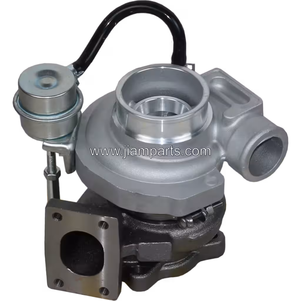 4037195 HX25W aftermarket turbocharger — top three-quarter view