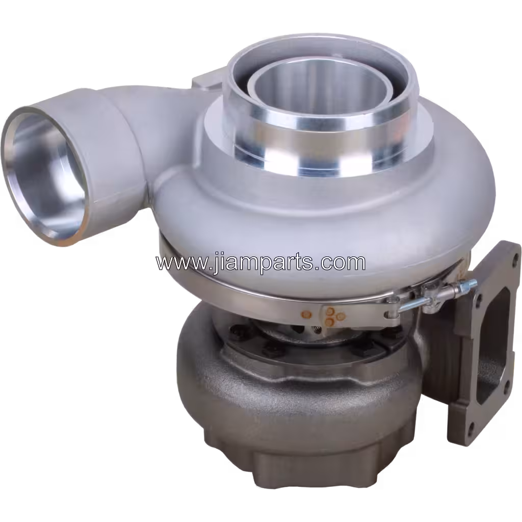 6505-71-5020 KTR110M aftermarket turbocharger — top three-quarter view