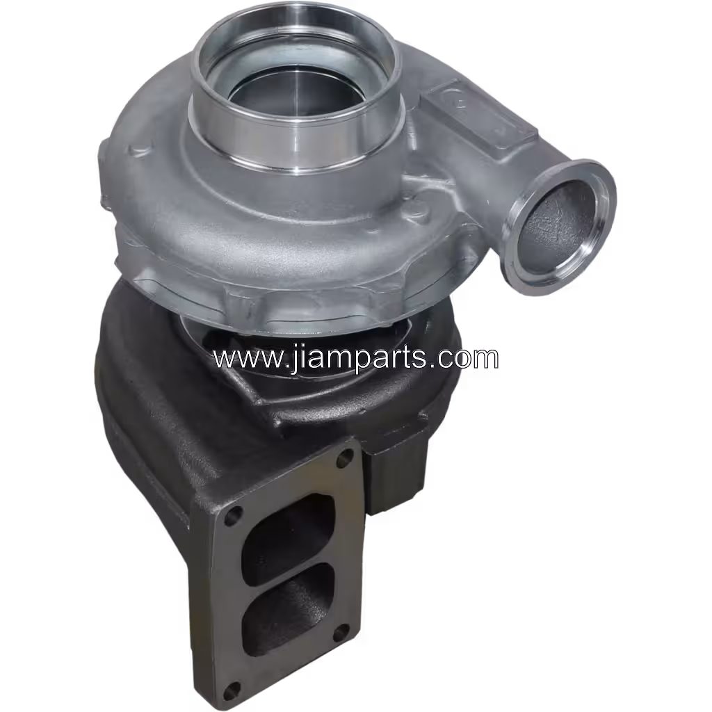 4033598 H2D aftermarket turbocharger — top three-quarter view
