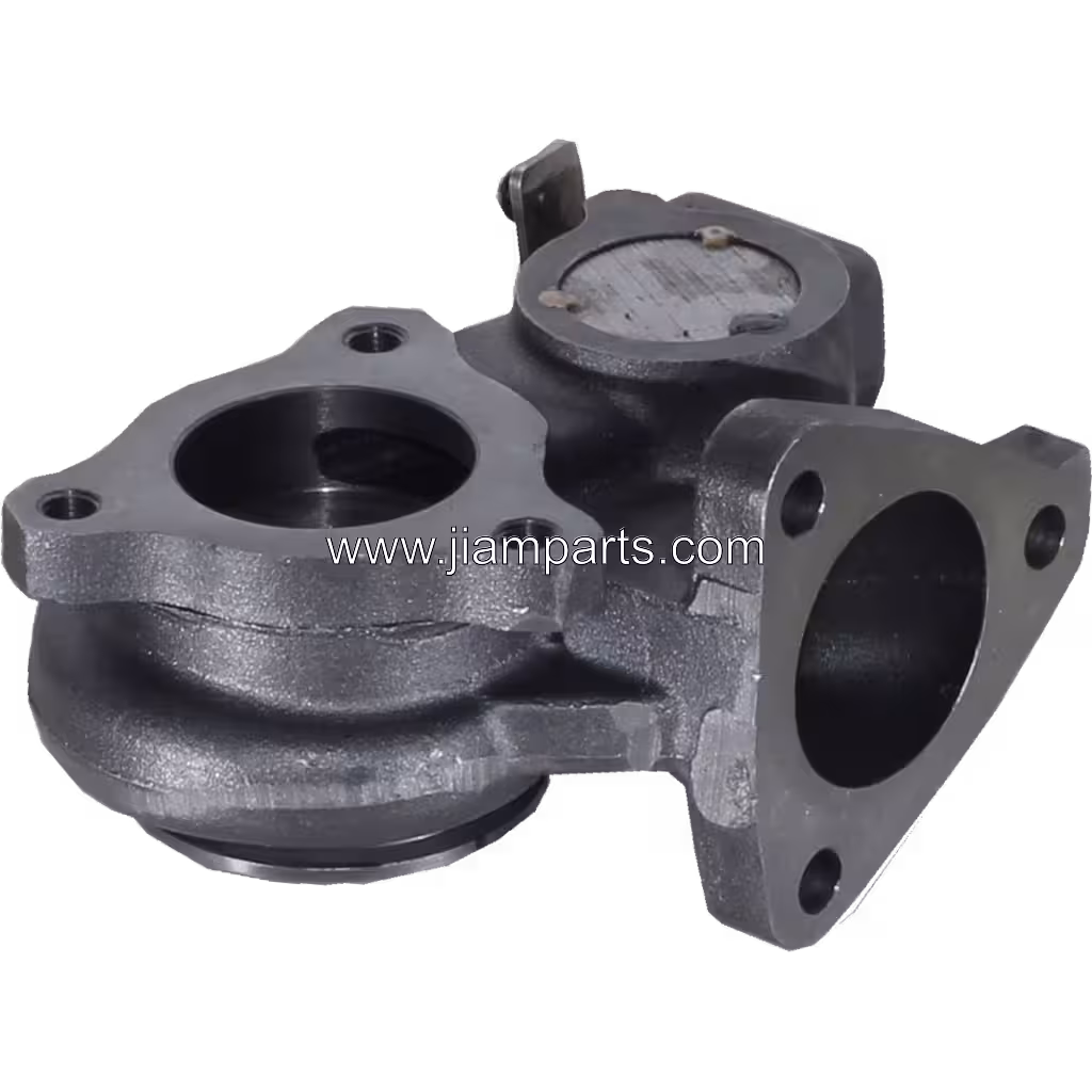 49177-15122 TD04 aftermarket turbine housing — top three-quarter view