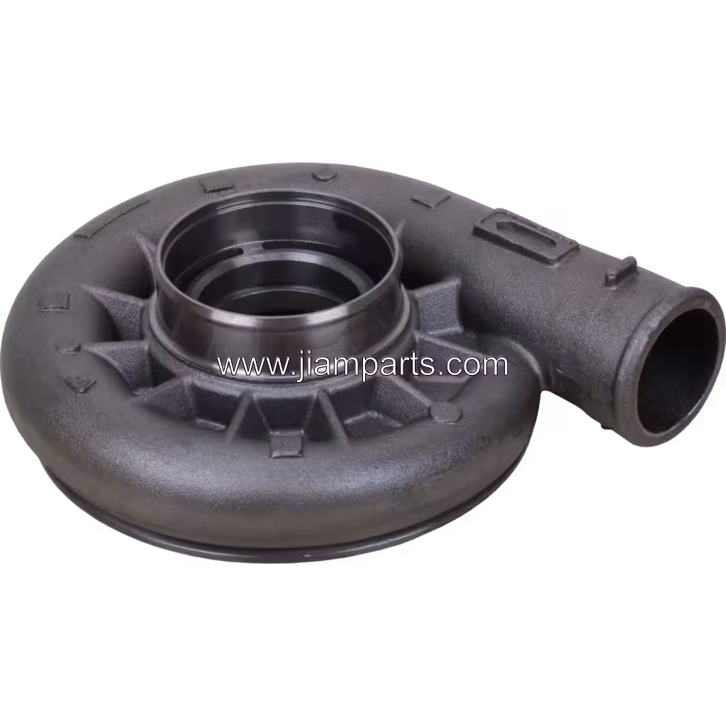 3784747 CH HE851 aftermarket compressor housing — top three-quarter view