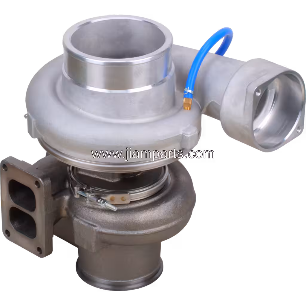 716875-0001 GTA5002 aftermarket turbocharger — top three-quarter view