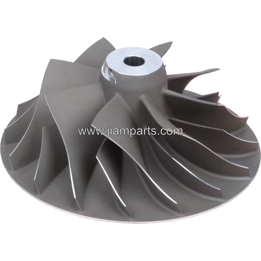 3533704 HX80 HX85 aftermarket compressor wheel — top three-quarter view