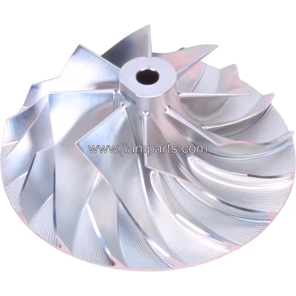 4035398 HE551W aftermarket compressor wheel — top three-quarter view