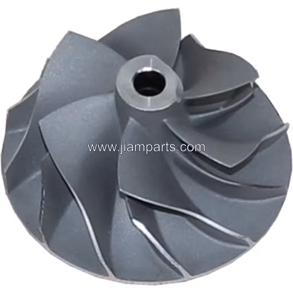 VA430101 CW RHF5 aftermarket compressor wheel — top three-quarter view