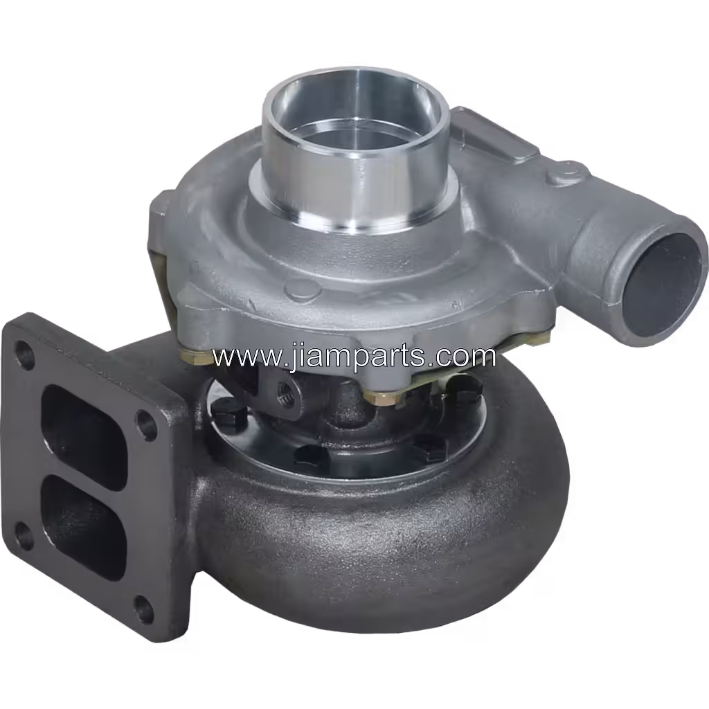 465476-5002S TO4B83 aftermarket turbocharger — top three-quarter view