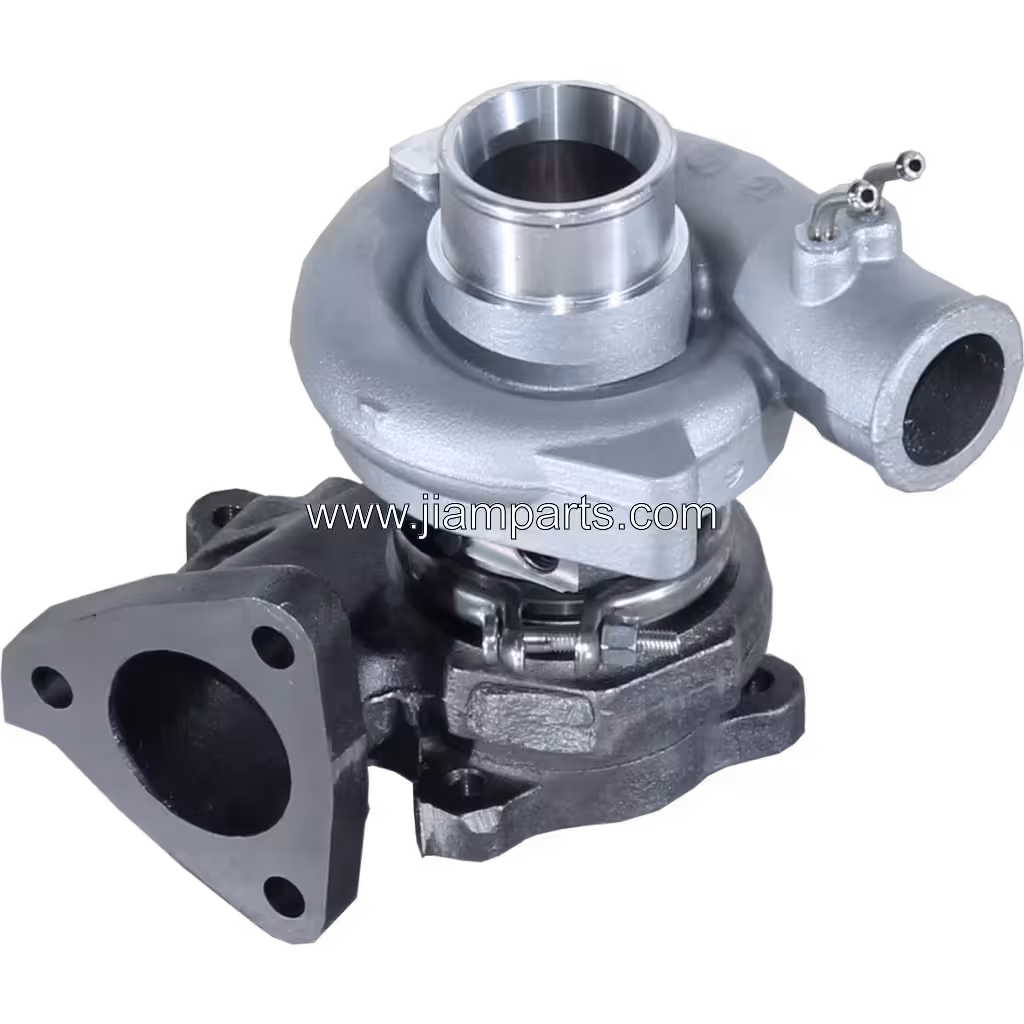 49135-04020 TF035HM-12T aftermarket turbocharger — top three-quarter view