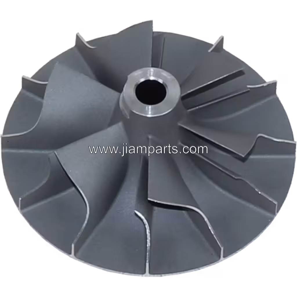 155924 3LM319 aftermarket compressor wheel — top three-quarter view