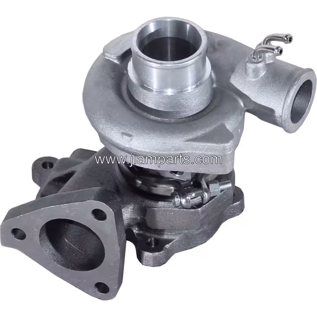 49177-02512 TD04 aftermarket turbocharger — top three-quarter view