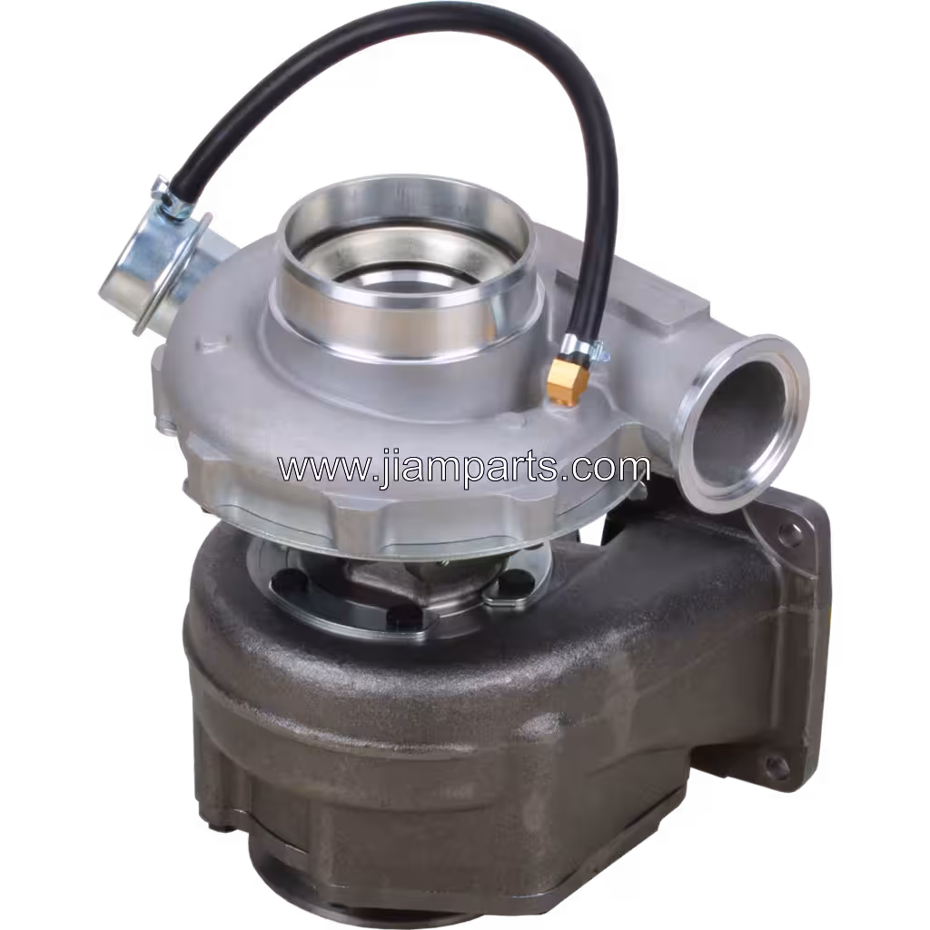 VG1560118229 HX50W aftermarket turbocharger — top three-quarter view
