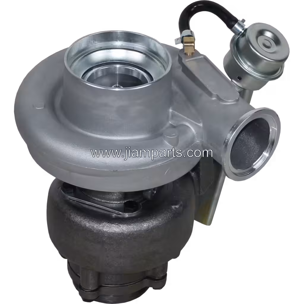 4039631 HX35W aftermarket turbocharger — top three-quarter view
