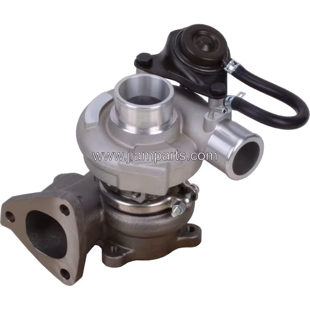28200-4A201-R TF035 aftermarket turbocharger — top three-quarter view