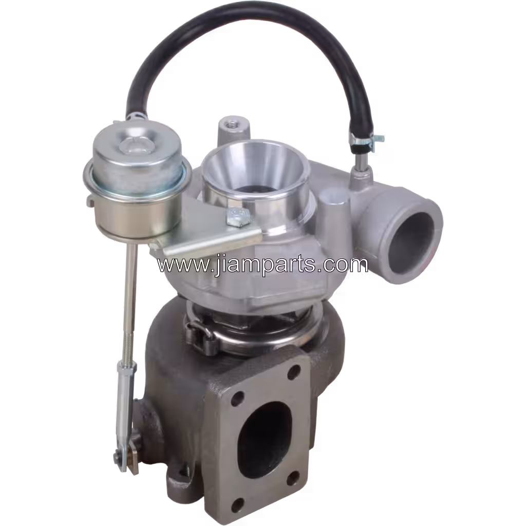 49177-03142 TD04-12T aftermarket turbocharger — top three-quarter view