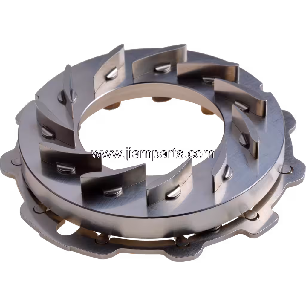 757886 0003 NRA J96 NOZZLE RING ASSY OF TURBOCHARGER Bottom View Of 45 Degrees 800X800